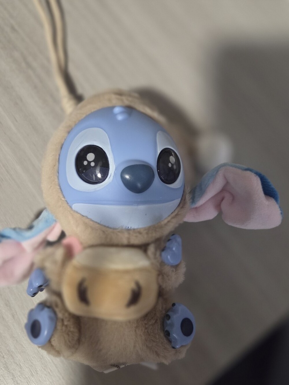 Blue Stitch Plush Keychain Holder